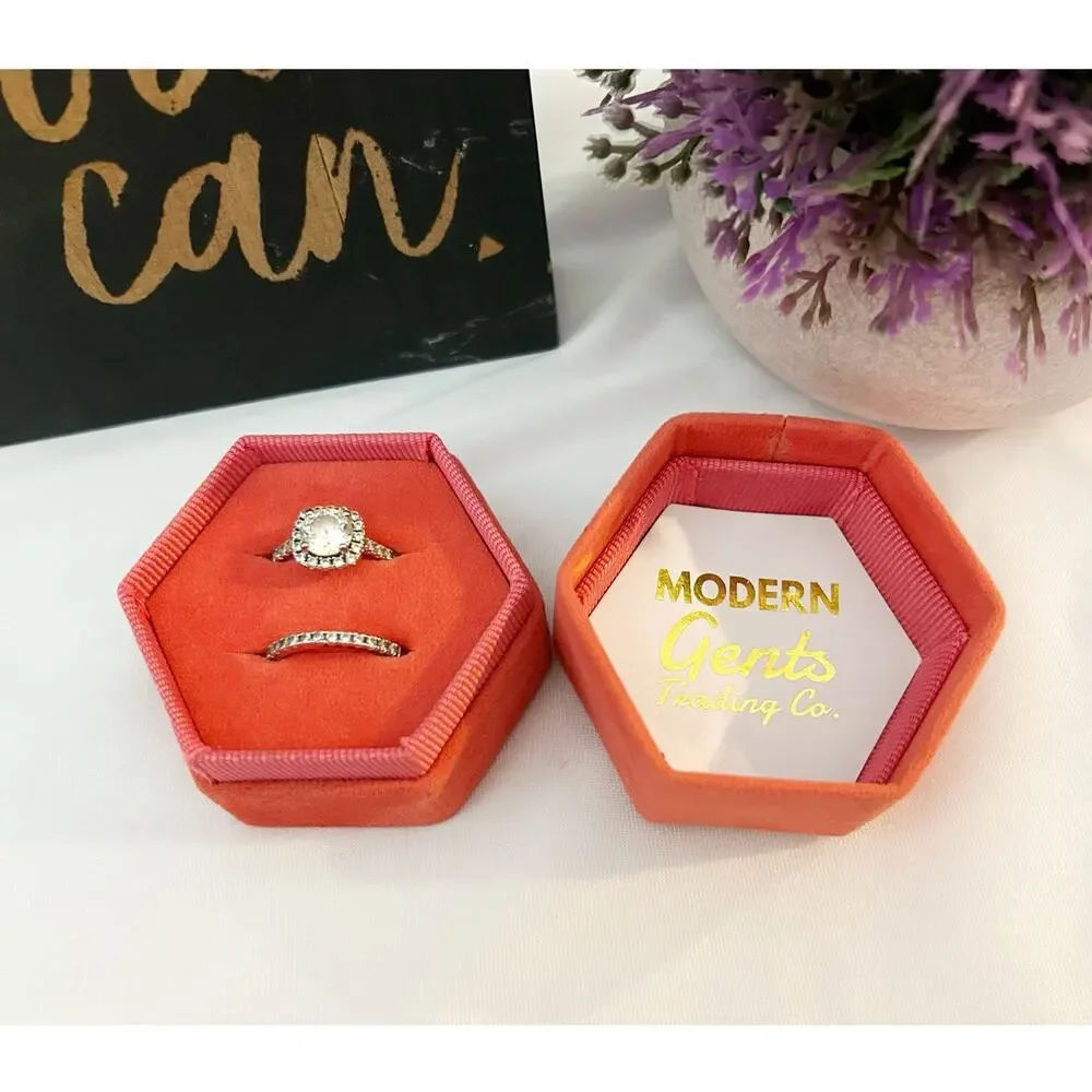 Modern Gents Trading Co. Wedding Set Simulated Diamonds Size 6